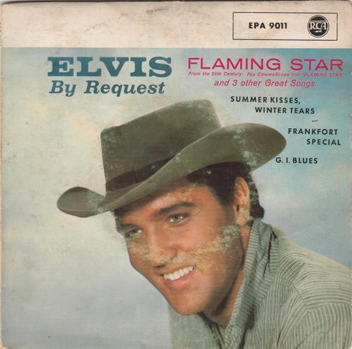 45T: Elvis Presley: EP: Flaming star  R&R, CD & DVD, Vinyles Singles, Utilisé, EP, Rock et Metal, 7 pouces, Enlèvement ou Envoi