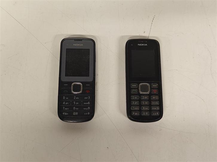 A6612 Nokia C1 [Twee Stuks, 1x C1-01 & 1x C1-02], Telecommunicatie, Mobiele telefoons | Nokia, Gebruikt, Ophalen of Verzenden