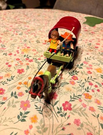 Playmobil enfants et carriole beschikbaar voor biedingen