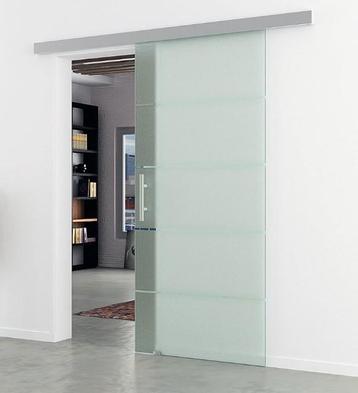 Glazen schuifdeur 215x88cm beschikbaar voor biedingen