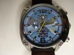Horloge Diesel'' Only the Brave'' type DZ-4340., Overige merken, Leer, Staal, Polshorloge