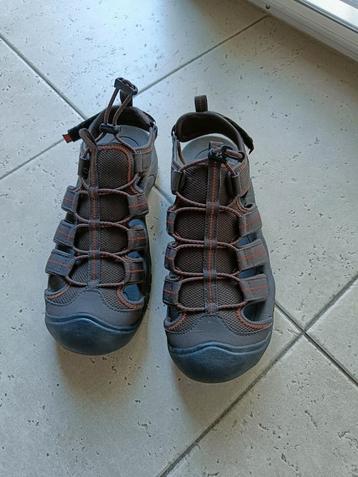 Sandalen Trespass heren, maat 43, 2x gedragen, Comme neuf, Brun, Enlèvement, Sandales