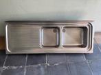 Inox spoeltafel, Huis en Inrichting, Keuken | Keukenelementen, Ophalen, Gebruikt