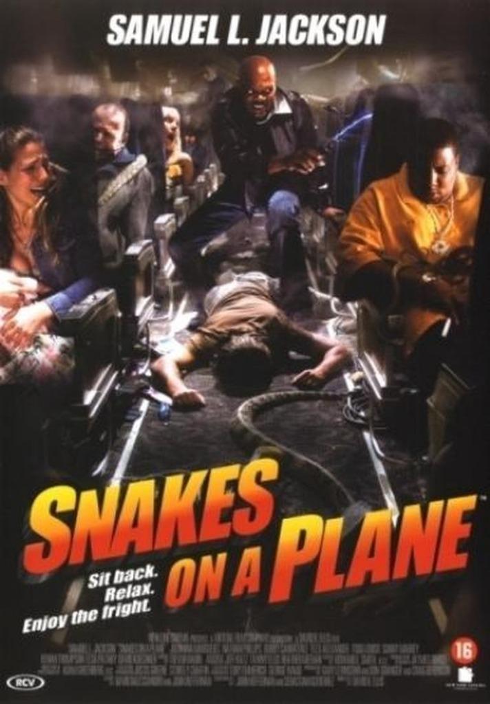 Dvd - Snakes on a plane, Cd's en Dvd's, Dvd's | Actie, Gebruikt, Actie, Vanaf 16 jaar, Ophalen of Verzenden