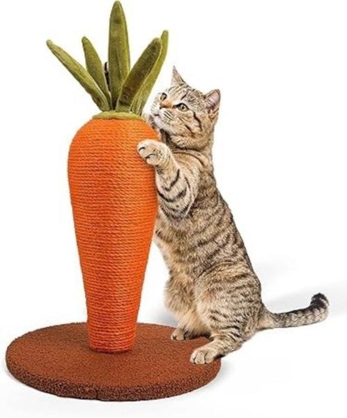 Nieuwe Wortel kattenkrabpaal (H=53cm), Animaux & Accessoires, Meubles griffoirs pour chats, Neuf, Griffoir, Enlèvement ou Envoi