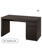 Bureau noir, Maison & Meubles, Comme neuf, Bureau