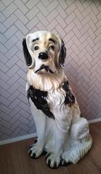 Groot vintage beeld Sint-Bernard hond, Ophalen