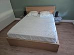 Bed 160 x 200 cm met schuiven, Huis en Inrichting, Slaapkamer | Complete slaapkamers, Ophalen, Zo goed als nieuw