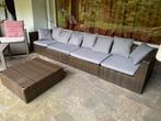 Zetel-salon tuin, Tuin en Terras, Tuinsets en Loungesets, 5 zitplaatsen, Kunststof, Bank, Ophalen of Verzenden