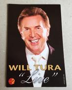 FAN CARD WILL TURA PROGRAMMA CONCERTEN 2008, Verzenden