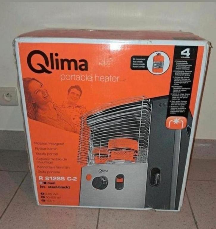 Qlima dubbelglasbrander petroleum NIEUW, Doe-het-zelf en Bouw, Verwarming en Radiatoren, Nieuw, Kachel, Hoog rendement (Hr), Ophalen