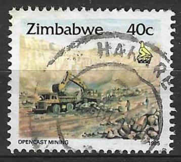 Zimbabwe 1995 - Yvert 320 - Mijnen in openlucht (ST)