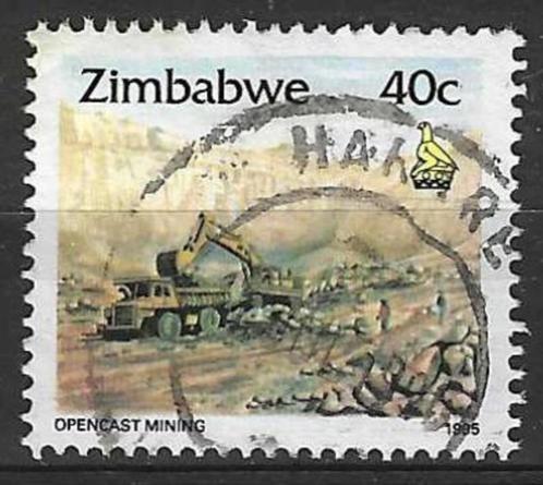 Zimbabwe 1995 - Yvert 320 - Mijnen in openlucht (ST), Postzegels en Munten, Postzegels | Afrika, Gestempeld, Zimbabwe, Verzenden