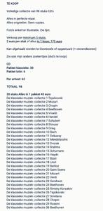 98 CD's, CD & DVD, CD | Autres CD, Enlèvement ou Envoi, Comme neuf