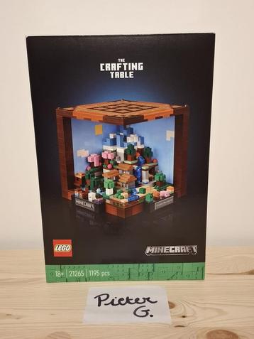 21265 - Lego Minecraft - De Werkbank - Nieuw & Sealed disponible aux enchères