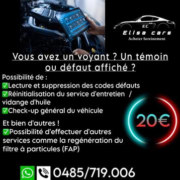  Diagnostique obd voiture & camion = 20 € 