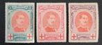 België: OBP 132/34 ** Rode Kruis 1915., Postzegels en Munten, Spoor van plakker, Rode kruis, Ophalen of Verzenden, Orginele gom