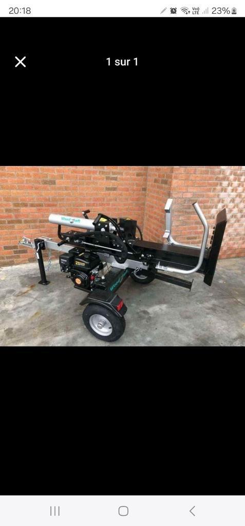 Location fendeuse de buche hydraulique 16t, Tuin en Terras, Kloofmachines, Zo goed als nieuw, Ophalen