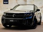 Volkswagen Touareg R V6 eHybrid 4Motion, pano, tr.haak, Dyna, Auto's, Volkswagen, Automaat, 14 kWh, Zwart, Blauw