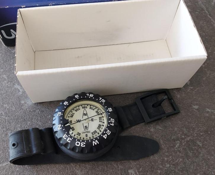 Boussole Compass Uwatec standard complet, Watersport en Boten, Duiken, Zo goed als nieuw, Overige typen, Ophalen of Verzenden