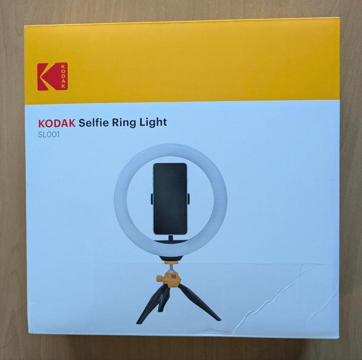 Neuf : Kodak Selfie Ring Light SL001- 10 pouces, Audio, Tv en Foto, Fotografie | Fotostudio en Toebehoren, Nieuw, Ophalen of Verzenden