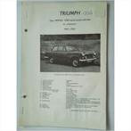 Triumph Herald Vraagbaak losbladig 1961-1963 #1 Nederlands, Utilisé, Enlèvement ou Envoi