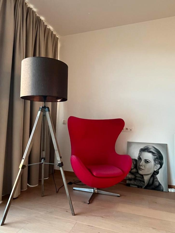 Fauteuil Lounge Egg Design Iconique, Maison & Meubles, Fauteuils, Comme neuf, Enlèvement