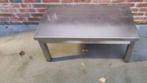 inox tafel (2 stuks verschillende ), Ophalen, Gebruikt