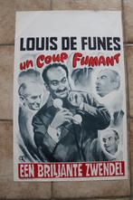 filmaffiche Louis De Funes un coup fumant filmposter, Rechthoekig Staand, Ophalen of Verzenden, Zo goed als nieuw, A1 t/m A3