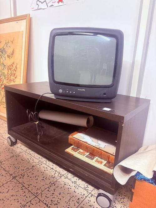 Vintage Phillips kleurentelevisie uit de jaren 90, Audio, Tv en Foto, Vintage Televisies, Zo goed als nieuw, Philips, Ophalen
