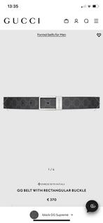 NIEUW Gucci riem heren met rechthoekige gesp, Kleding | Heren, Riemen en Ceintuurs, Ophalen, Nieuw