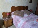 vintage slaapkamer,, Huis en Inrichting, Slaapkamer | Bedden, Gebruikt, Hout, Ophalen