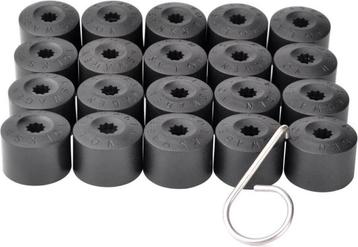 Cache-boulons de roue VW diamètre 17 mm noirs ou gris, Enlèvement ou Envoi, Neuf, Volkswagen