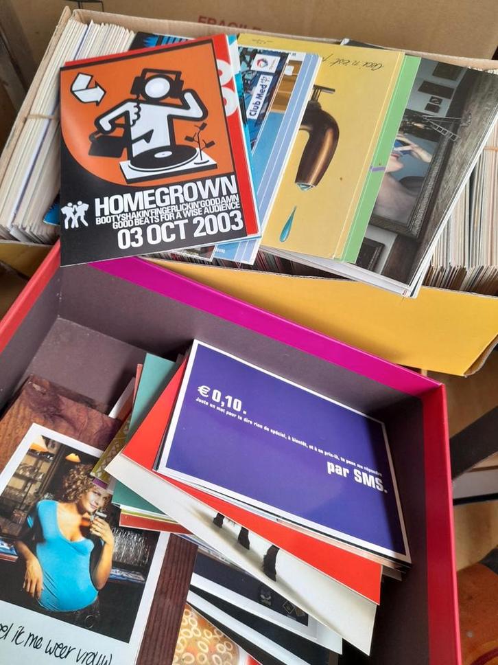 Reclamekaarten uit het begin van de jaren 2000, Verzamelen, Postkaarten | Themakaarten, Ongelopen, 1980 tot heden, Overige thema's