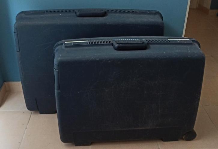 Ensemble de 2 valises DELSEY, Handtassen en Accessoires, Koffers, Gebruikt, Wieltjes, Ophalen