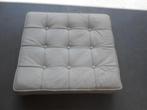 kussen wit leer 60 x 55 x 10, Huis en Inrichting, Woonaccessoires | Kussens, Ophalen of Verzenden, Gebruikt, Wit, Rechthoekig