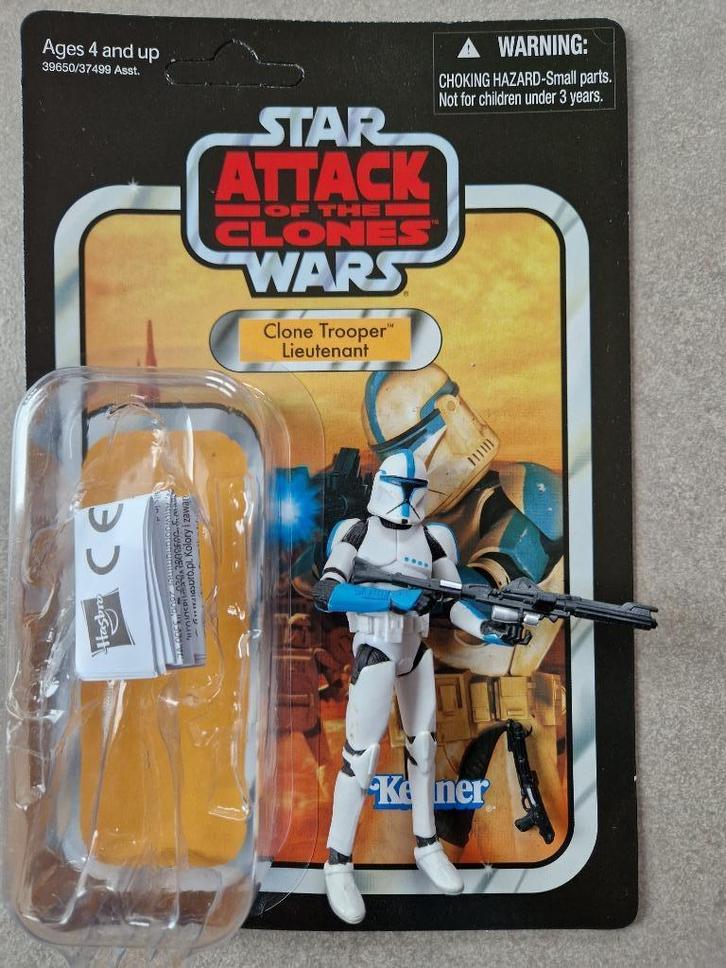 Star Wars Hasbro Clone Trooper Lieutenant VC109 TVC figuur, Verzamelen, Star Wars, Zo goed als nieuw, Actiefiguurtje, Ophalen of Verzenden