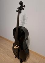 Thomann Gothic Black Cello 4/4, Muziek en Instrumenten, Strijkinstrumenten | Cello's, Zo goed als nieuw, Ophalen