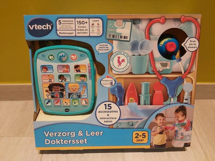 Vtech Verzorg en leer doktersset, Kinderen en Baby's, Speelgoed | Vtech, Nieuw, Ophalen