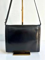 Delvaux  Vintage elegante zwarte tas in box-calf, Ophalen of Verzenden, Gebruikt, Zwart, Leer