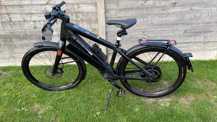Stromer speedpedelec ST3 pinion, maat M, blauwe batterij, Fietsen en Brommers, Elektrische fietsen, Gebruikt, Stromer, 50 km per accu of meer