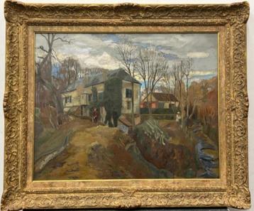 Pierre-Eugène CLAIRIN School van Pont-Aven (groot schilderij beschikbaar voor biedingen