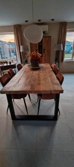 Table à manger en bois de manguier, Maison & Meubles, Enlèvement