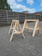 Set massieve houten schragen, Ophalen of Verzenden, Nieuw