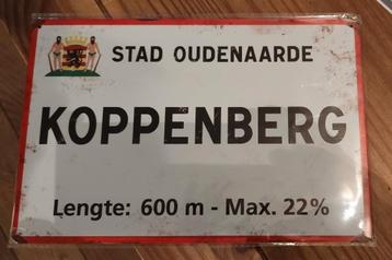 Koppenberg metalen bord. 20x30cm. Nieuw, verpakt. beschikbaar voor biedingen