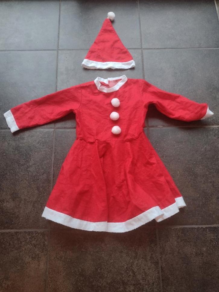 Kerstvrouw kostuum, Kinderen en Baby's, Carnavalskleding en Verkleedspullen, Gebruikt, Meisje, Ophalen