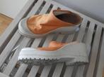 Stoffen klompjes - mt 40, --, Oranje, Gedragen, Sandalen of Muiltjes