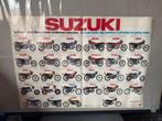 Poster Suzuki motor (jaren 1980 ? ), Verzamelen, Ophalen, Gebruikt, Motoren