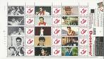 BELGIUM Duostamps - ELVIS PRESLEY, Timbres & Monnaies, Gomme originale, Musique, Neuf, Sans timbre