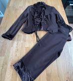 Tailleur-pantalon marron vintage t.38, Vêtements | Femmes, Brun, Taille 38/40 (M), Porté, Extenzo Paris